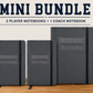 Mini Team Bundle by balancetms featuring small team members with colorful gear and branding elements in a collaborative setting.